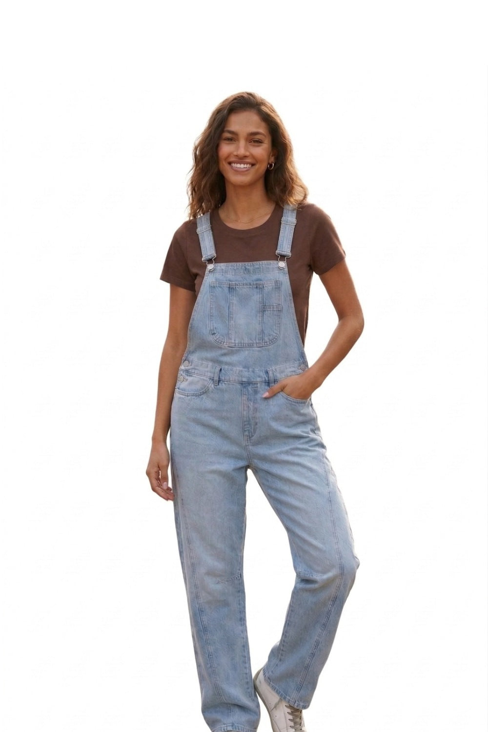 Overol Clásico Mujer En Jean Light wash 3398