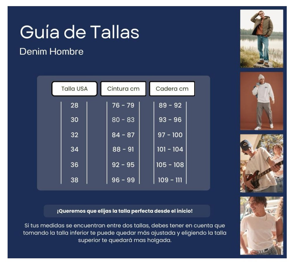 Guía de tallas