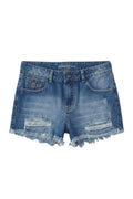 Short Para Mujer Aero Denim Shorty Medium Wash