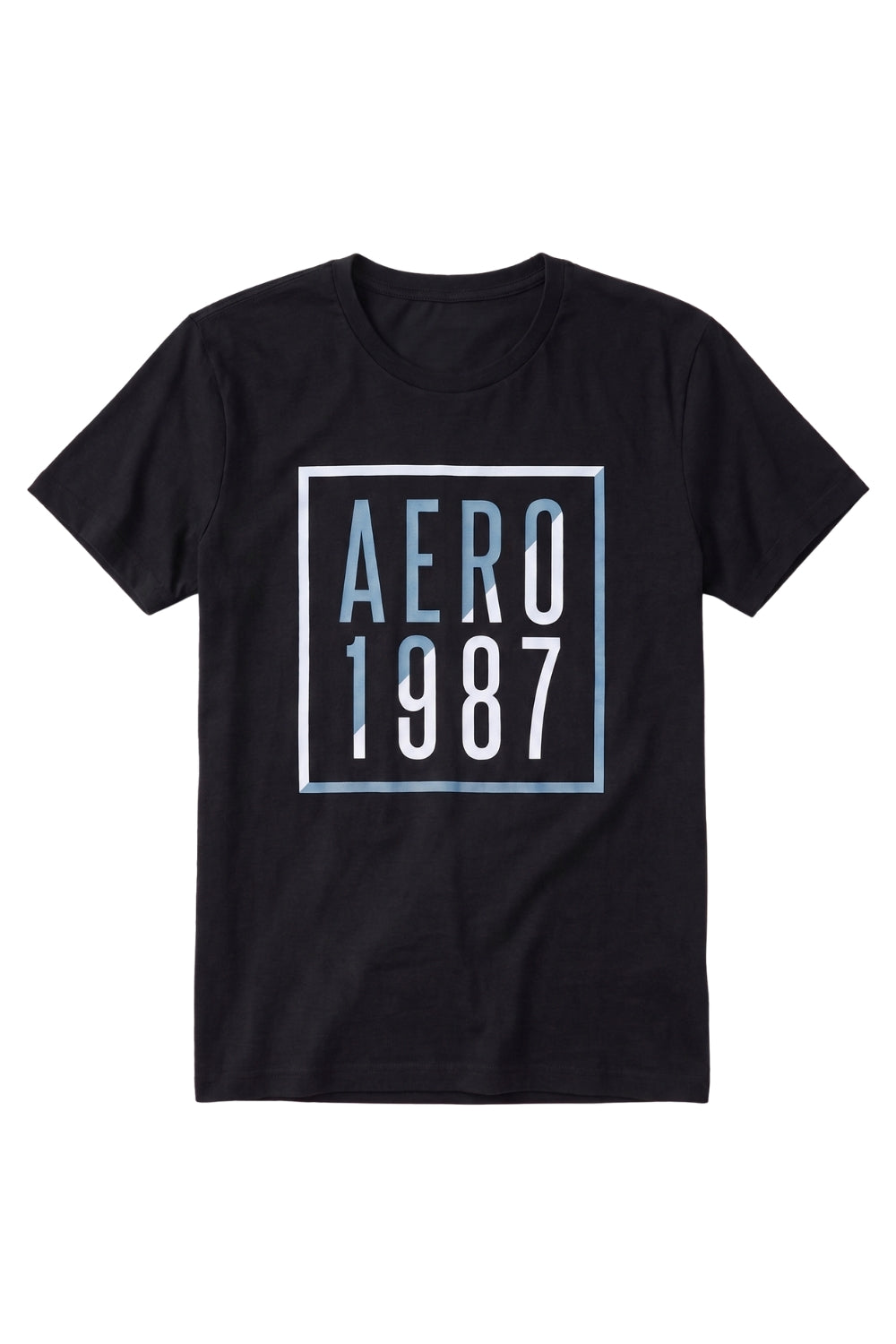 Camiseta Para Hombre Aero Level 1 Graphic Tees Dark Black 2169
