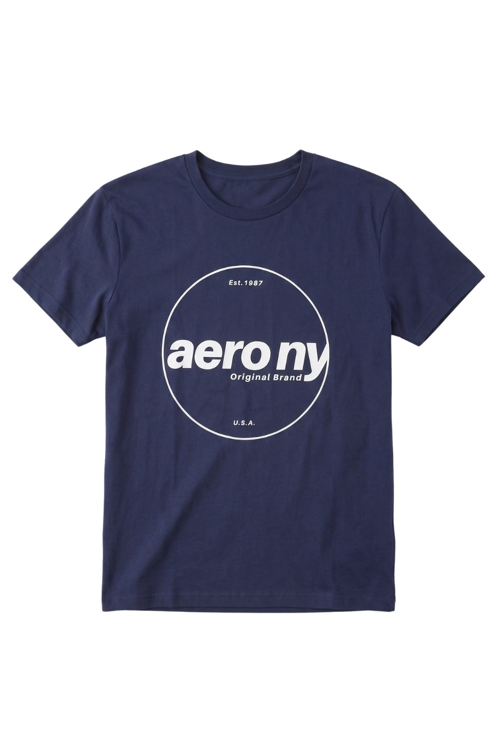 Camiseta Para Hombre Aero Level 1 Graphic Tees Cadet Navy 2168