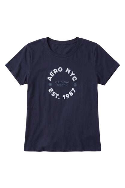 Camiseta Para Mujer Aero Graphic Level 2 Cadet Navy 7190