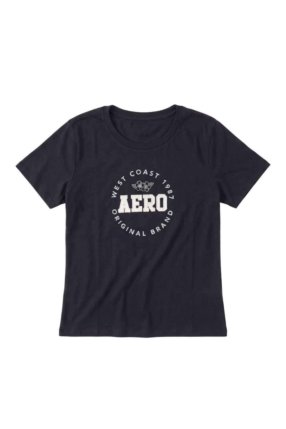 Camiseta Para Mujer Aero Graphic Level 2 Dark Black 7189