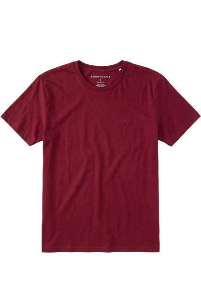 Camiseta Basica Poppy Red Para Hombre Aeropostale Guys Ss Tees 4240