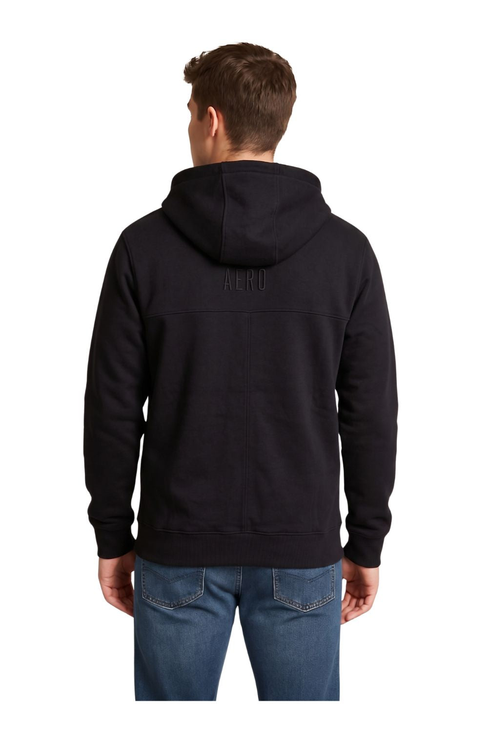 Buzo Para Hombre Aero Guys Popover Hoodies Dark Black 2174
