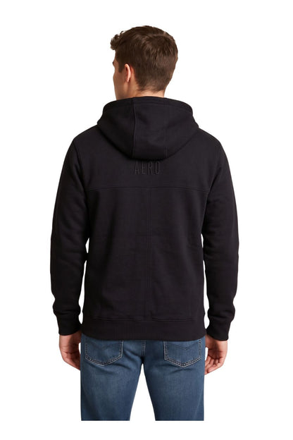 Buzo Para Hombre Aero Guys Popover Hoodies Dark Black 2174