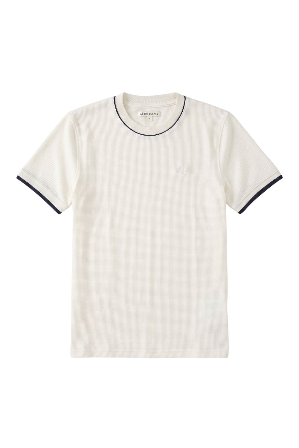 Camiseta Para Hombre Aero Bc Ss Knits Egret 2206