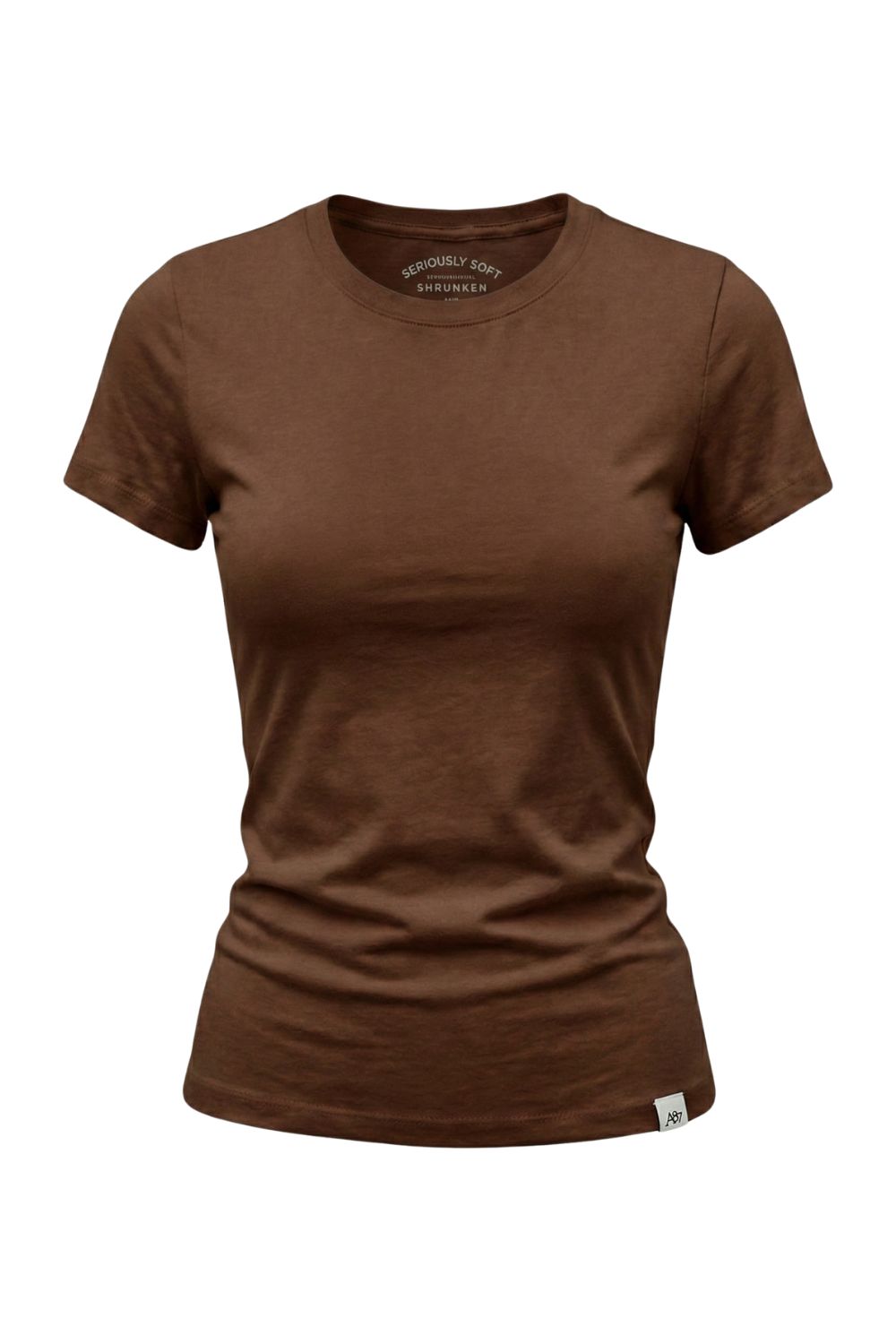 Camiseta Basica Para Mujer Aero Girls Solid Ss Hot Chocolate 1602