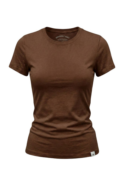 Camiseta Para Mujer Aero Girls Solid Premium Hot Chocolate 1602