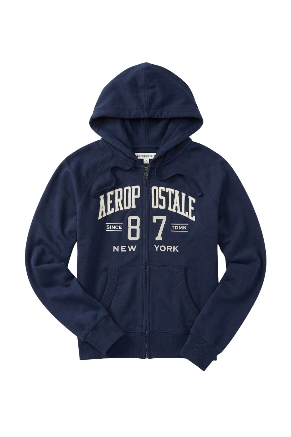 Buzo Para Mujer Aero Fleece Zip Cadet Navy 3780