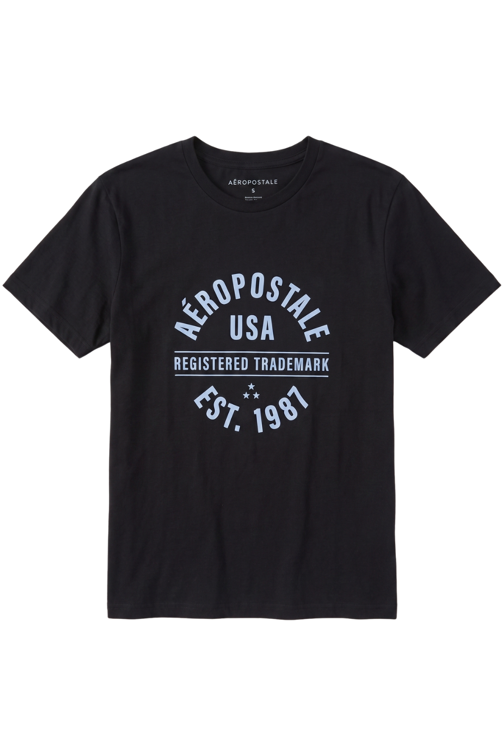 Camiseta Para Hombre Aero Level 2 Graphic Tees Dark Black 6084