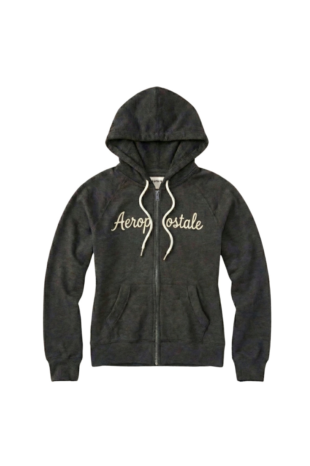 Buzo Para Mujer Aero Fleece Zip Charcoal Grey 3780