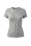 Camiseta Para Mujer Aero Girls Solid Ss Light Heather Grey  4204