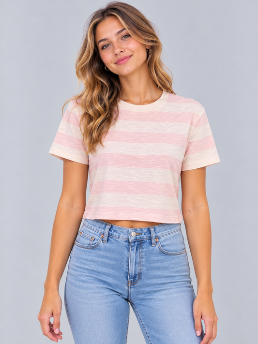 Camiseta Para Mujer Aero Girls Fashion Graphics Primrose Pink