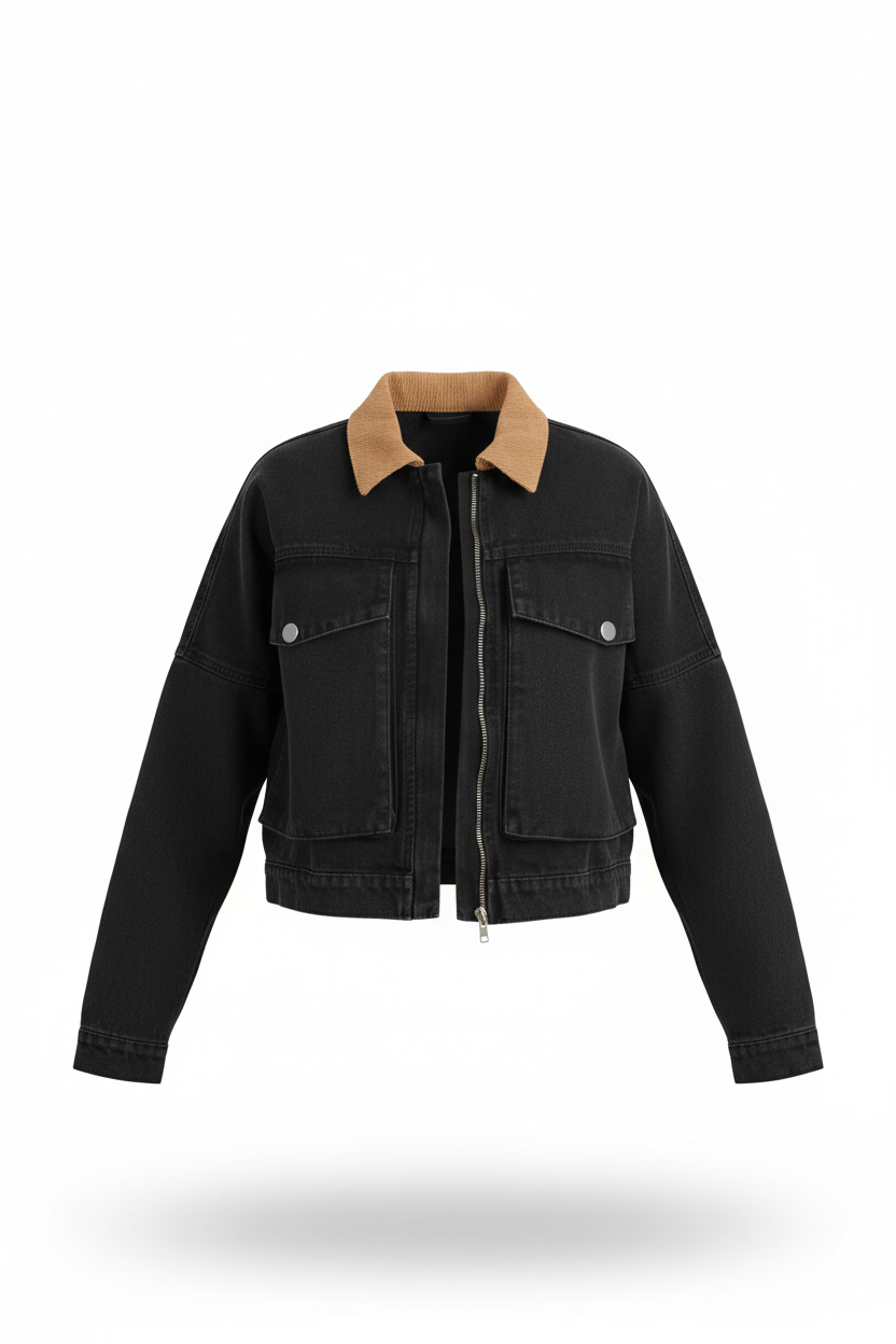 ChaquetaNegra  Para Mujer Aeropostale  Girls Other Ow Chaqueta Dark Black 3196