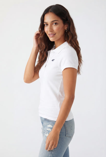 AERO SOLID POLO BLEACH
