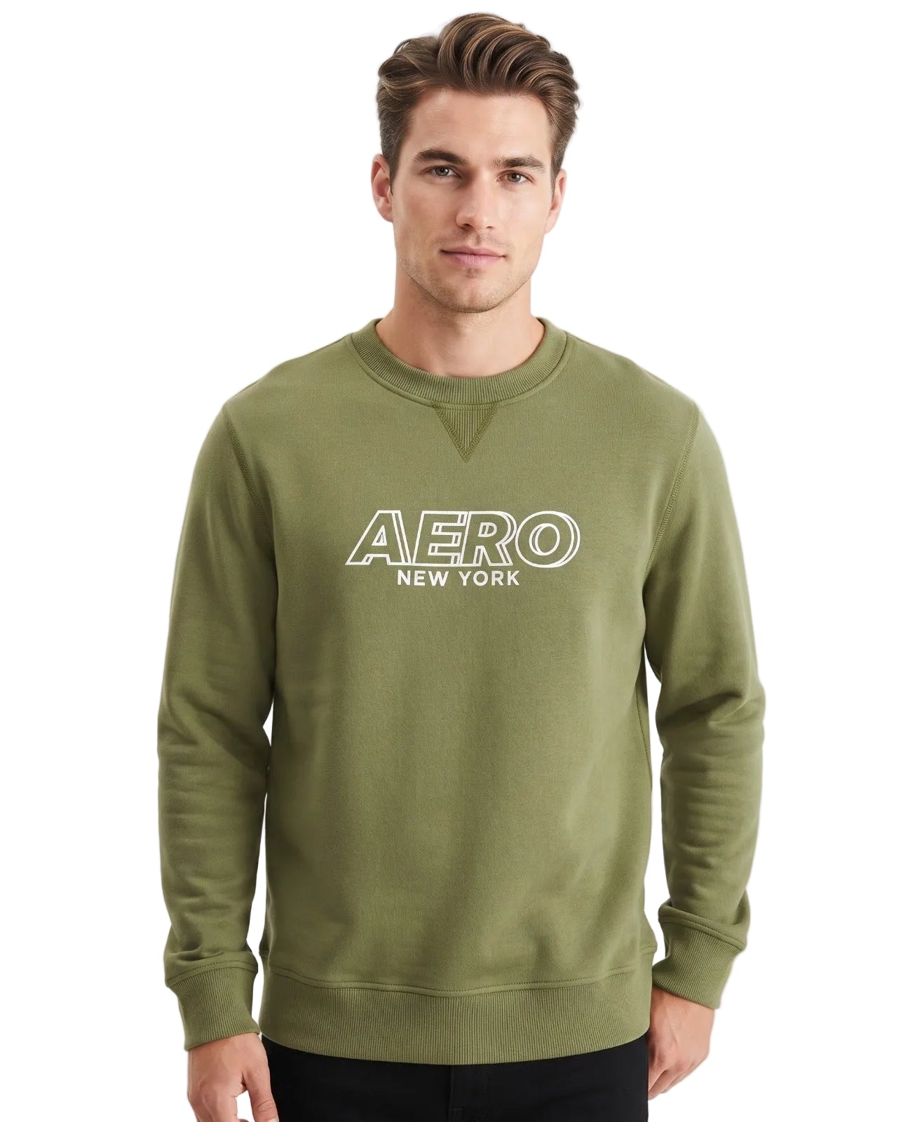 Buzo Para Hombre Aero Guys Fleece Other Spirit Sage 8837
