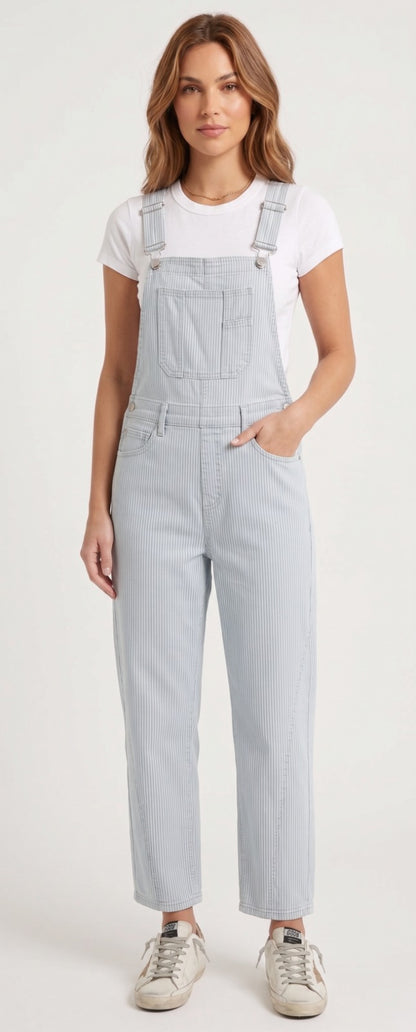 AERO DENIM FASHION OVEROL LIGHT WASH