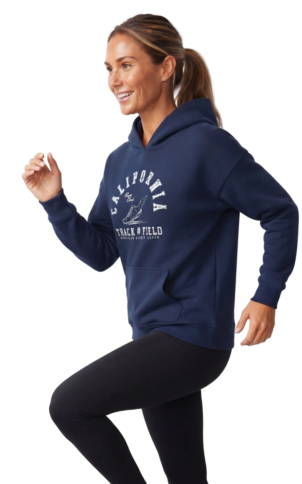 Aero Girls Fleece Pop Over Cadet Navy 3764
