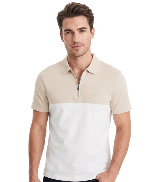 Polo Para Hombre Aero Guys SS Novelty Polo Turtledove 8784