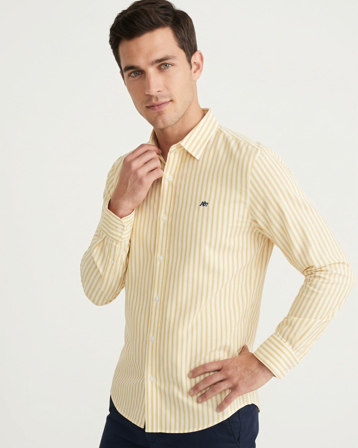 AERO GUYS LS WOVEN SHIRTS SUNLIGHT