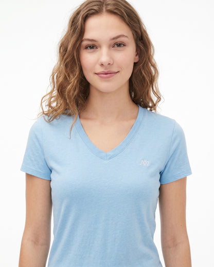 AERO GIRLS SOLID SS BABY BLUE