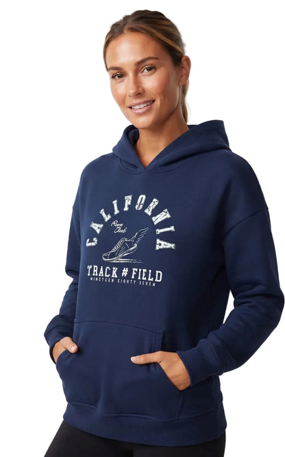 Aero Girls Fleece Pop Over Cadet Navy 3764