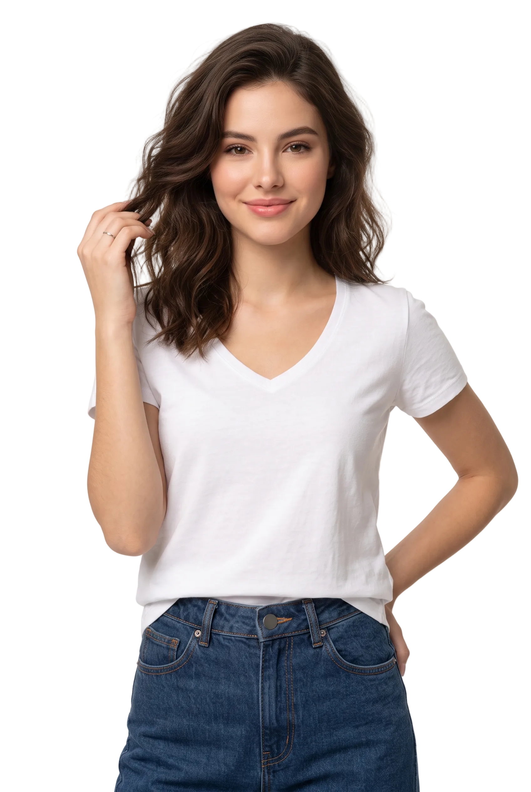 Camiseta Basica Blanca Para Mujer Blanca Aeropostale Girls Solid Ss 4208