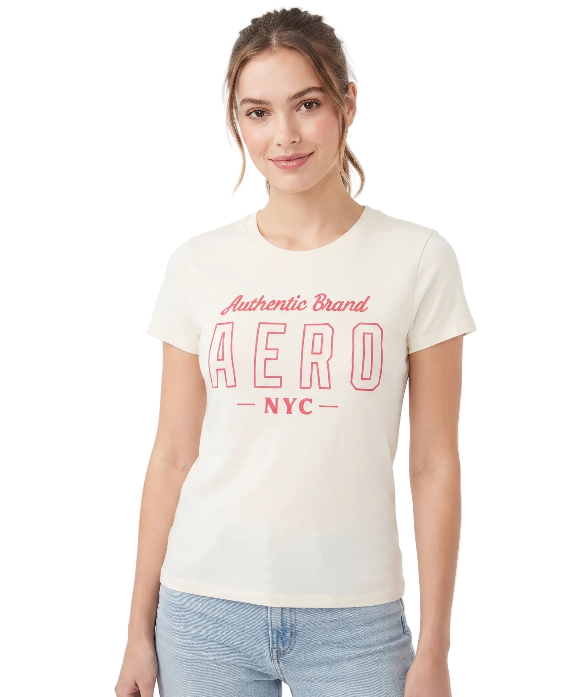 Camiseta Para Mujer Aero Graphic Level 1 Egret 6872