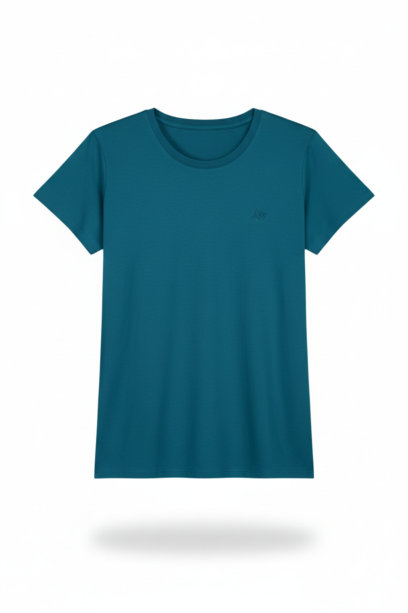 Camiseta Básica Verde Para Mujer Aeropostale Girls Solid Ss Mint Candy Neon 4204
