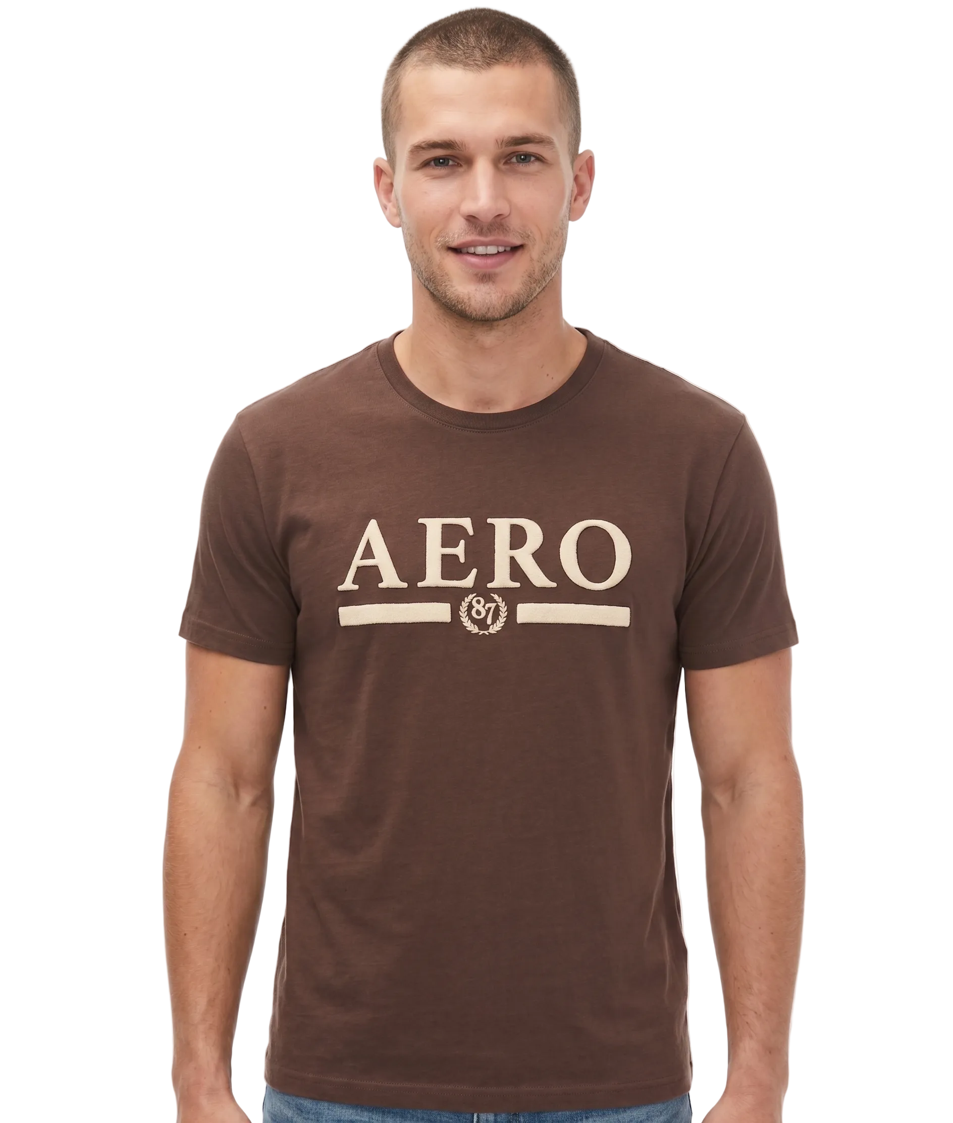 Camiseta Para Hombre Aero Level 2 Graphic Tees Hot Chocolate 6235