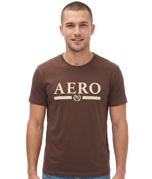 Camiseta Para Hombre Aero Level 2 Graphic Tees Hot Chocolate 6235