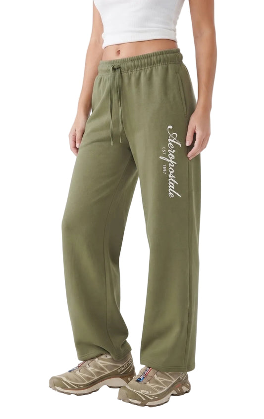 Pantalón Para Mujer Aero Girls Knit Pants Olivine 3811