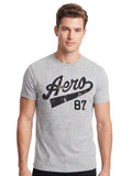 Camiseta Para Hombre Aero Level 1 Graphic Tees Lightest Heather Grey 4615