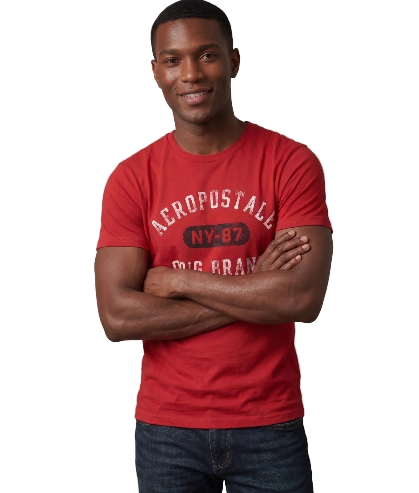 AERO LEVEL 1 GRAPHIC TEES TRUE RED heritage