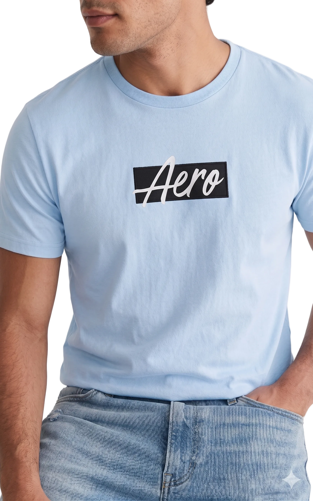 Camiseta Para Hombre Aero Level 1 Graphic Tees Kentucky Blue 8800
