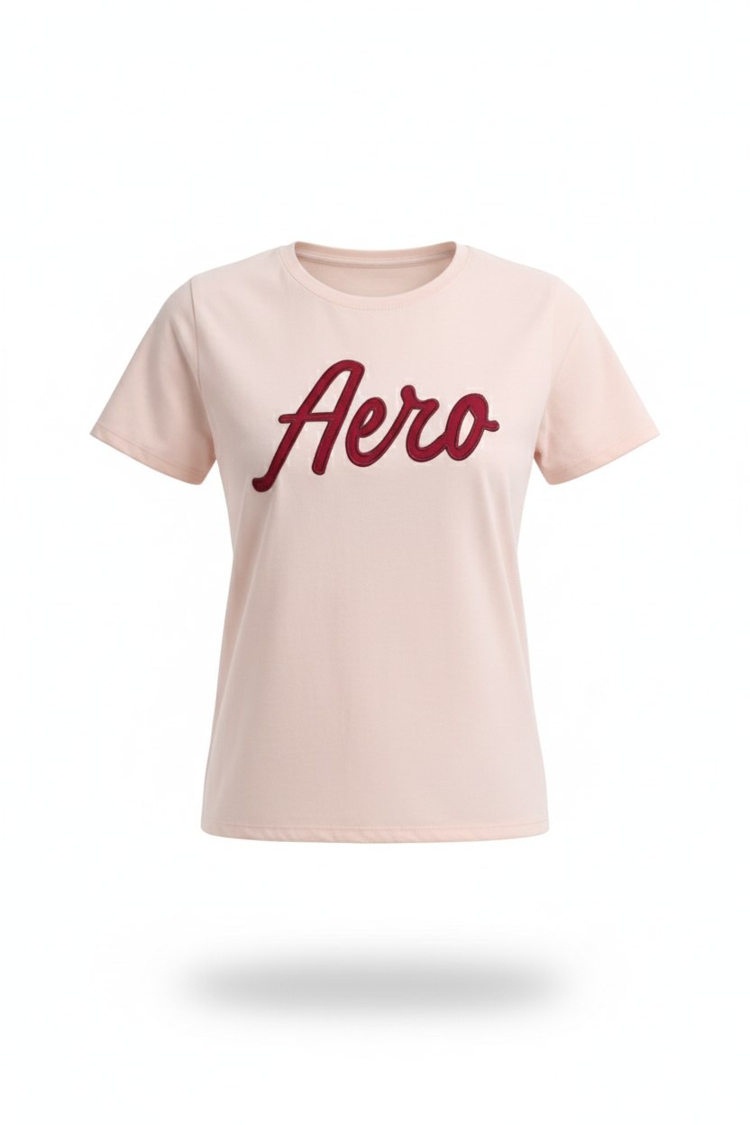 Camiseta Para Mujer Aeropostale Graphic Level 2 Primrose Pink 4115