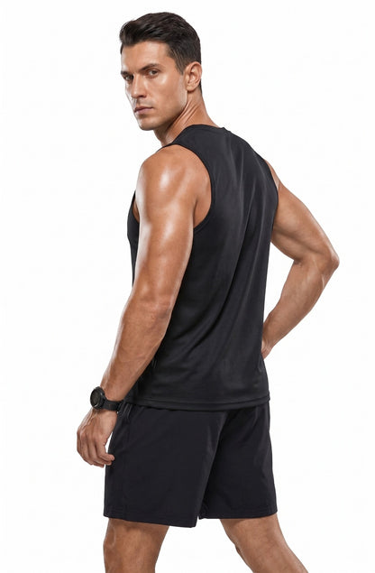 AERO GUYS TANKS DARK BLACK