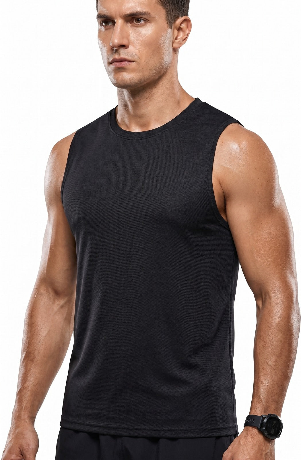 AERO GUYS TANKS DARK BLACK