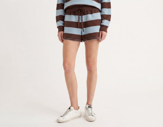 AERO GIRLS KNIT NOVELY SHORTS HOT CHOCOLATE