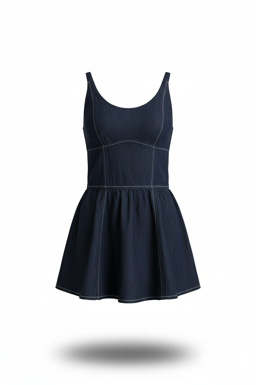 Vestido Azul Oscuro Para Mujer Aeropostale Girls Dresses Other Dark Wash 3211