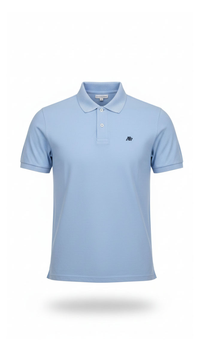 Polo Para Hombre Aero Guys Ss Solid Polo Kentucky Blue New 9707