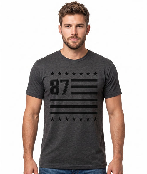 AERO LEVEL 2 GRAPHIC TEES CHARCOAL HEATHER GREY
