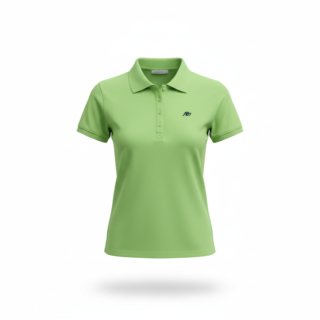 Polo Para Mujer Aero Solid Polo Green Turquoise