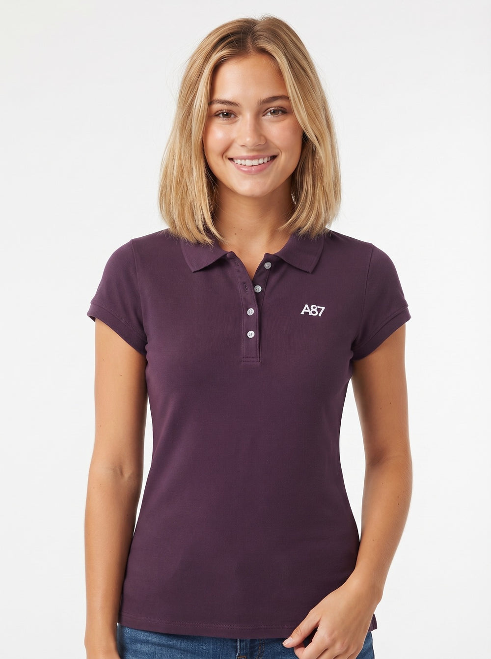 AERO SOLID POLO FLINT