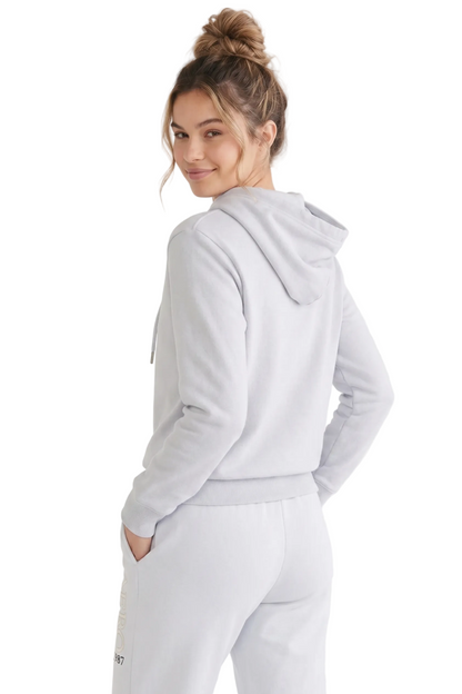 Buzo Para Mujer Aero Fleece Pop Over Vapor Blue 3009