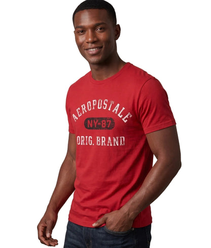 AERO LEVEL 1 GRAPHIC TEES TRUE RED heritage