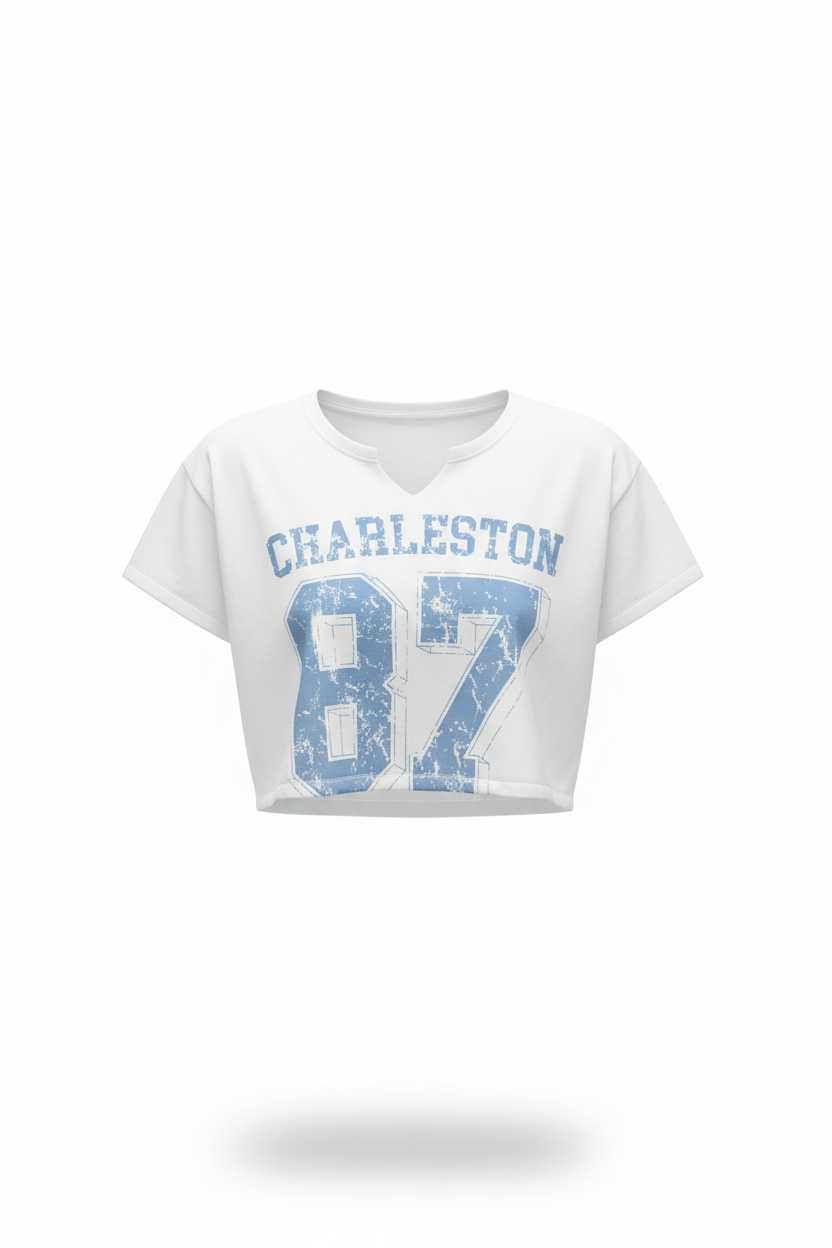 Camiseta Corta Blanca Para Mujer Aeropostale Girls Ss Fashion Graphics Birch 4645