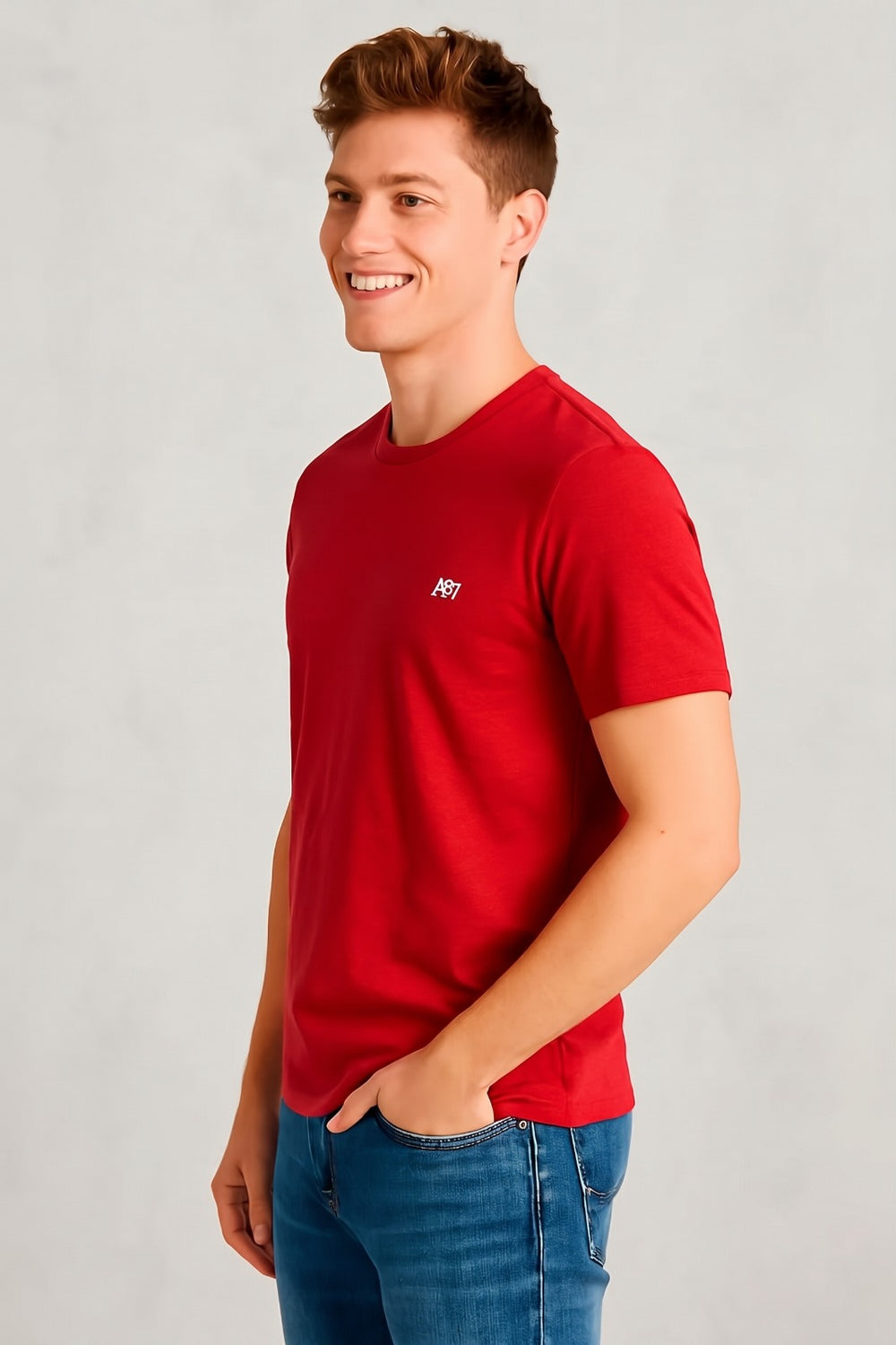 AERO GUYS SS TEES TRUE RED