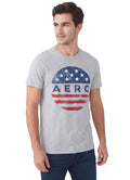 Camiseta Para Hombre Aero Level 1 Graphic Tees Light Heather Grey 2801